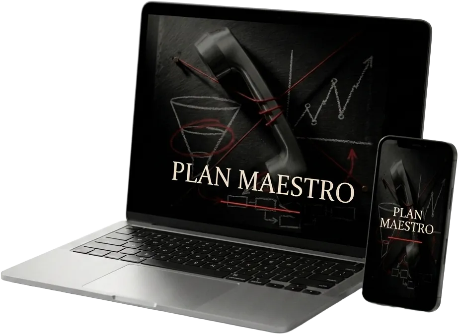 Plan Maestro en laptop y celular